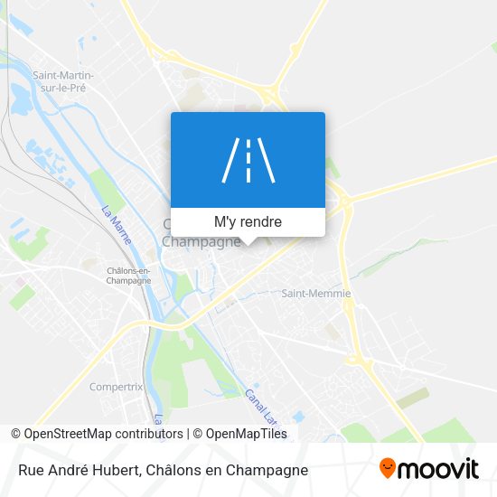 Rue André Hubert plan