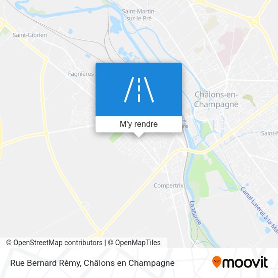 Rue Bernard Rémy plan