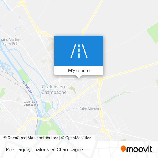 Rue Caque plan