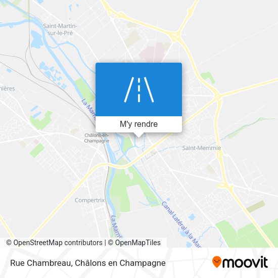 Rue Chambreau plan