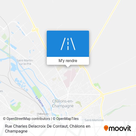 Rue Charles Delacroix De Contaut plan