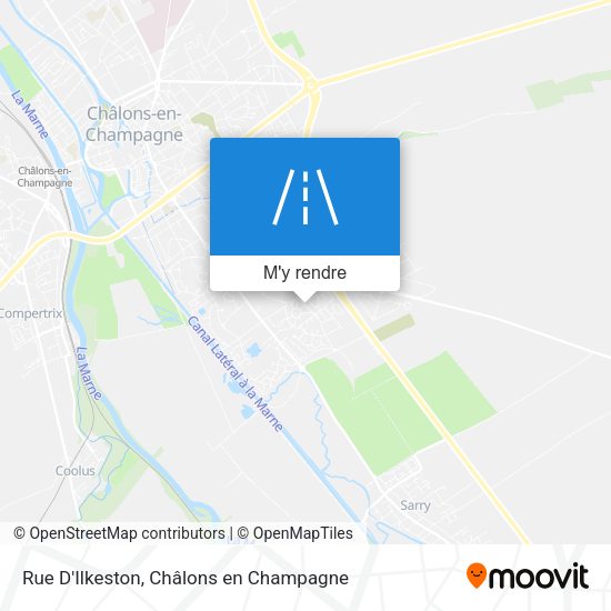 Rue D'Ilkeston plan
