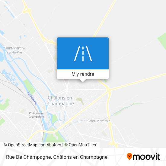 Rue De Champagne plan