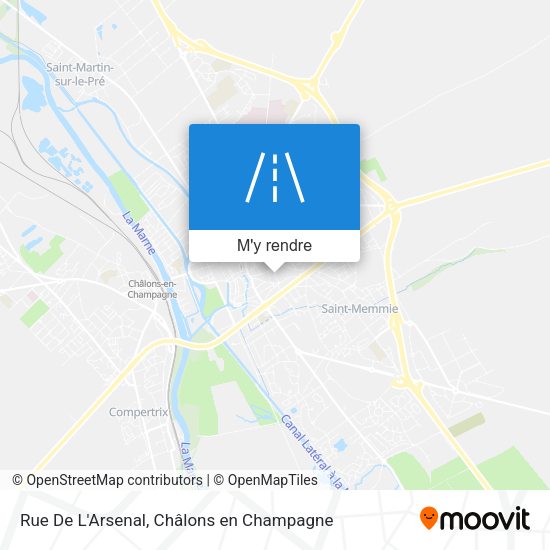 Rue De L'Arsenal plan