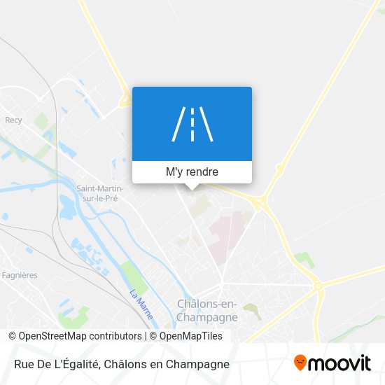 Rue De L'Égalité plan