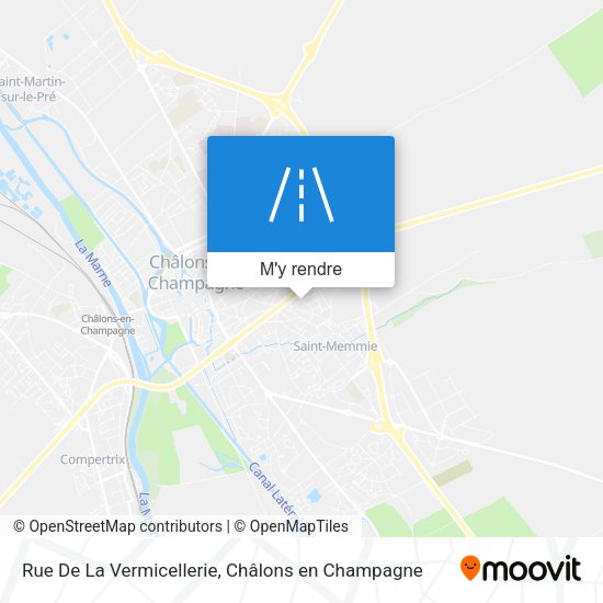 Rue De La Vermicellerie plan