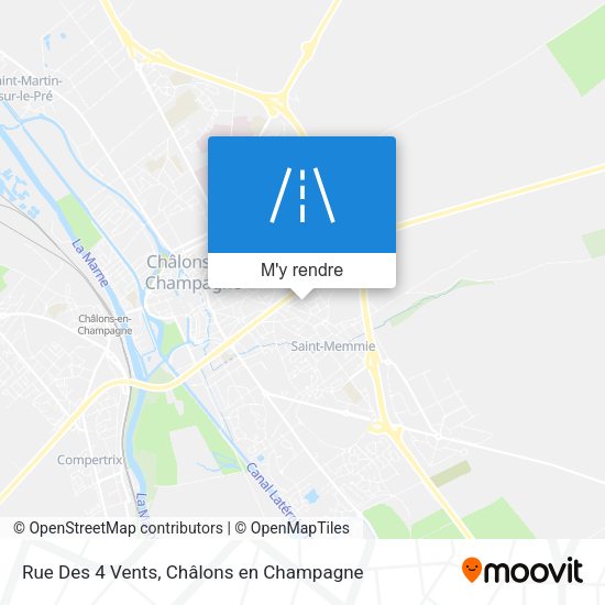 Rue Des 4 Vents plan