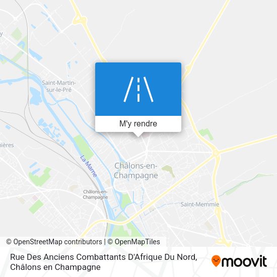 Comment aller à Rue Des Anciens Combattants D'Afrique Du Nord à ChâlonsEnChampagne en Bus Comment aller à Rue Des Anciens Combattants D'Afrique Du Nord à ChâlonsEnChampagne en Bus