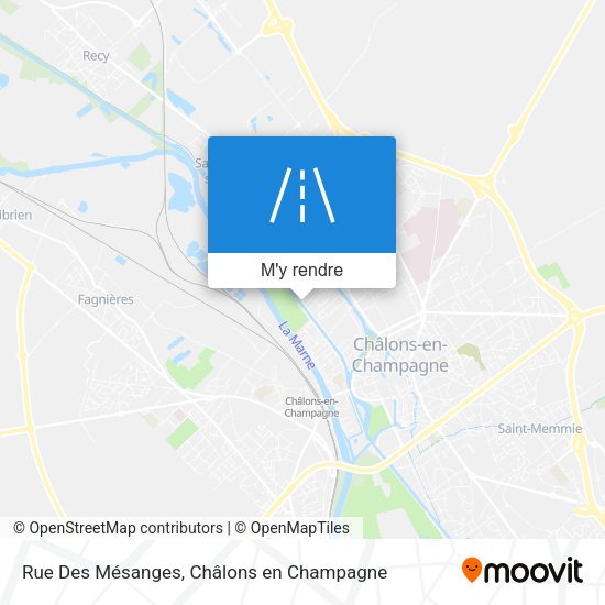 Rue Des Mésanges plan