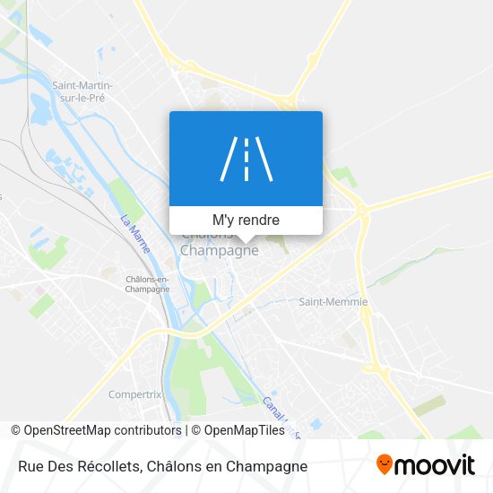 Rue Des Récollets plan