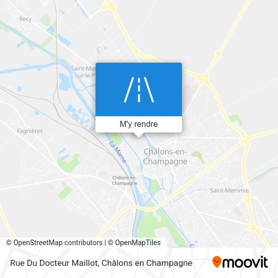 Rue Du Docteur Maillot plan