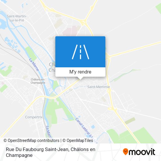 Rue Du Faubourg Saint-Jean plan