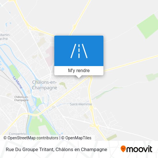 Rue Du Groupe Tritant plan