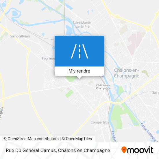 Rue Du Général Camus plan
