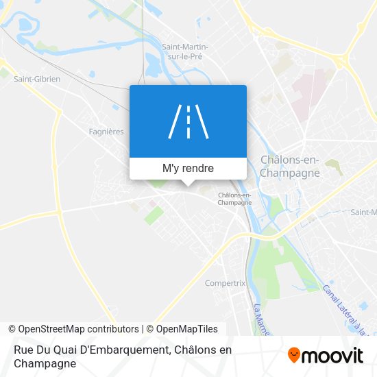Rue Du Quai D'Embarquement plan
