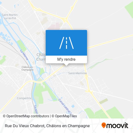 Rue Du Vieux Chabrot plan