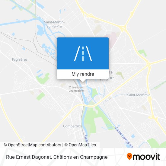 Rue Ernest Dagonet plan