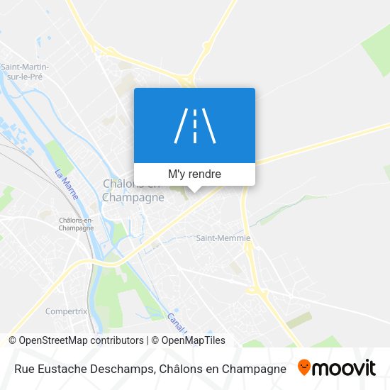 Rue Eustache Deschamps plan