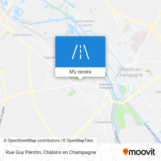 Rue Guy Pérotin plan