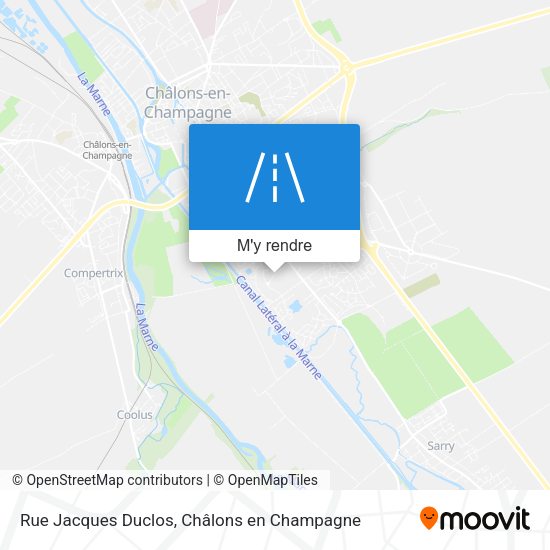 Rue Jacques Duclos plan