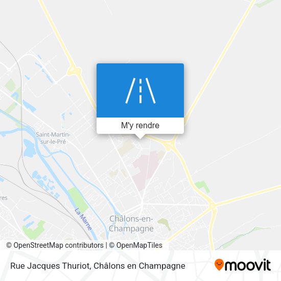 Rue Jacques Thuriot plan