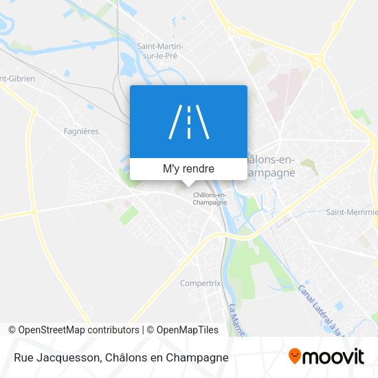 Rue Jacquesson plan