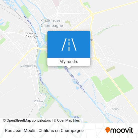 Rue Jean Moulin plan