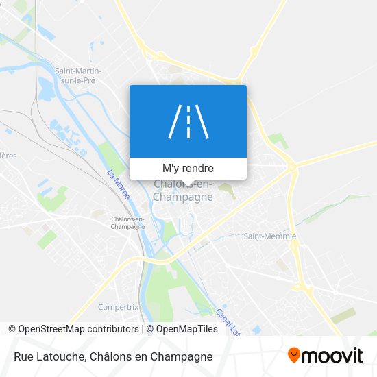Rue Latouche plan