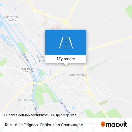 Rue Louis Grignon plan