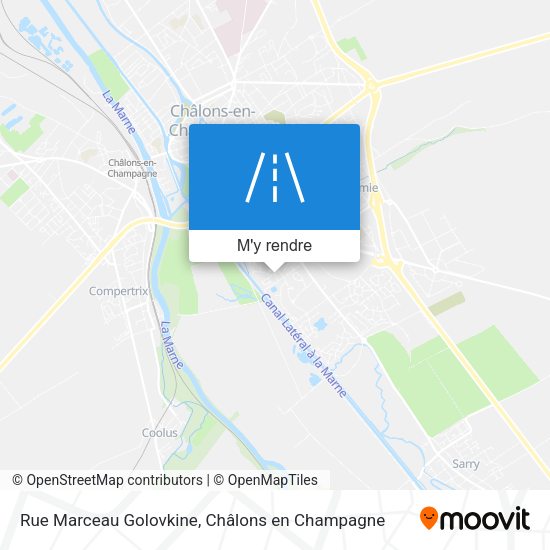 Rue Marceau Golovkine plan