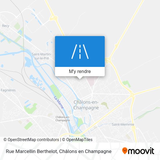 Rue Marcellin Berthelot plan