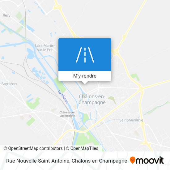 Rue Nouvelle Saint-Antoine plan