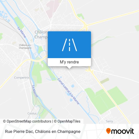 Rue Pierre Dac plan