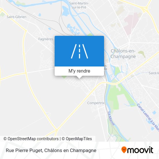 Rue Pierre Puget plan