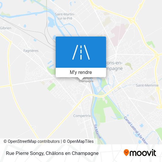 Rue Pierre Songy plan