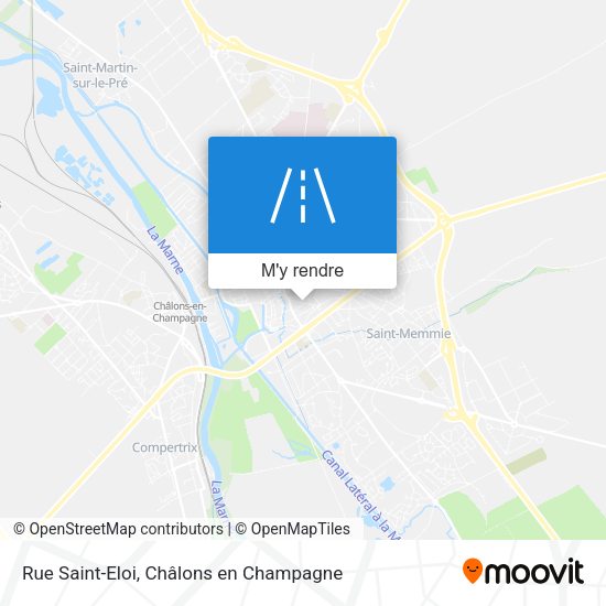 Rue Saint-Eloi plan