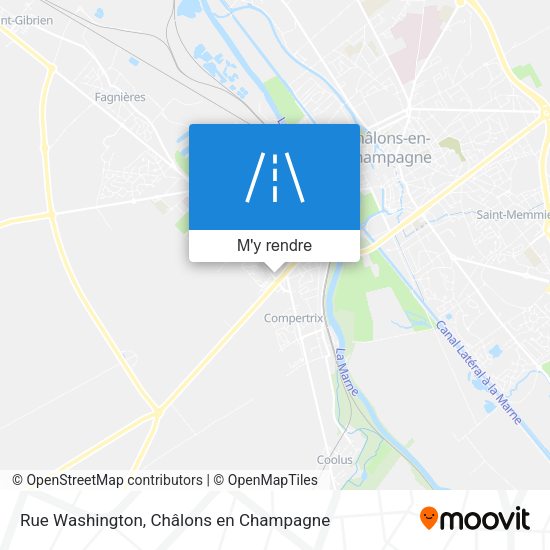 Rue Washington plan