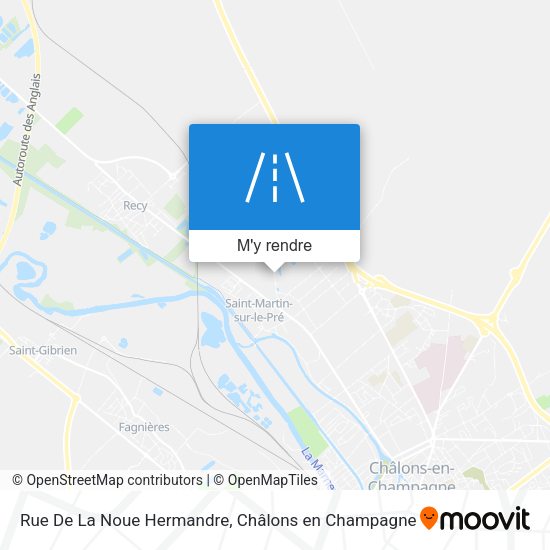 Rue De La Noue Hermandre plan