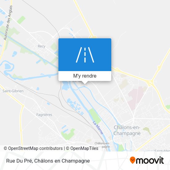 Rue Du Pré plan