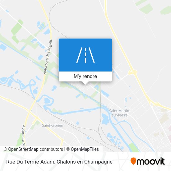 Rue Du Terme Adam plan