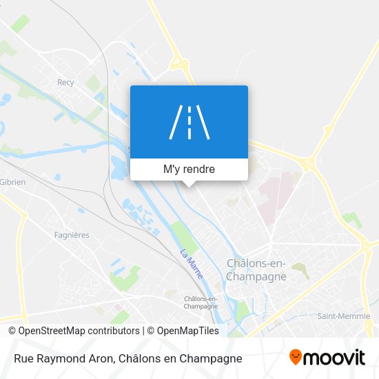 Rue Raymond Aron plan