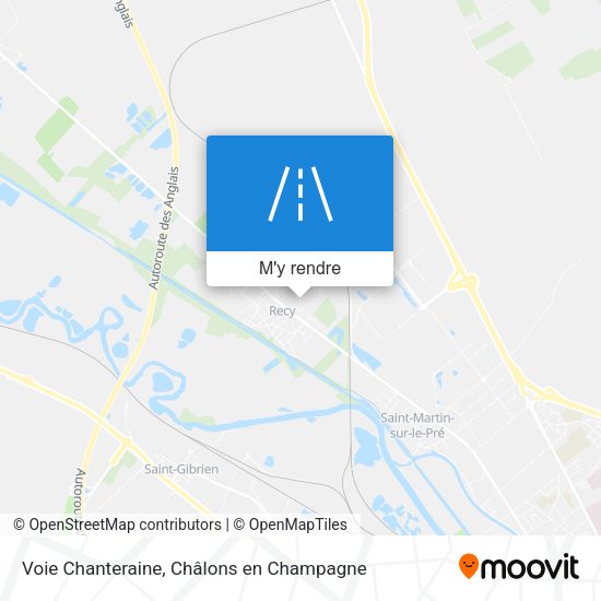 Voie Chanteraine plan