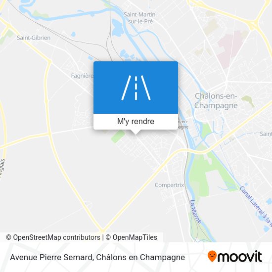 Avenue Pierre Semard plan