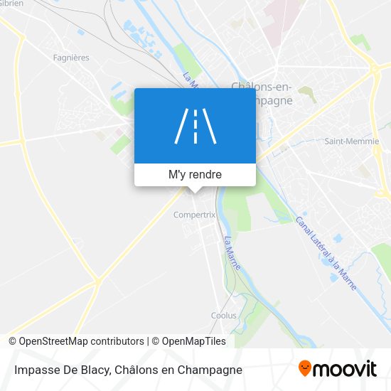 Impasse De Blacy plan