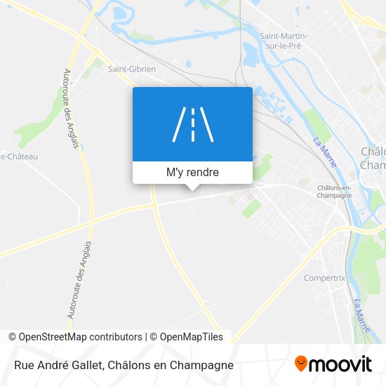 Rue André Gallet plan