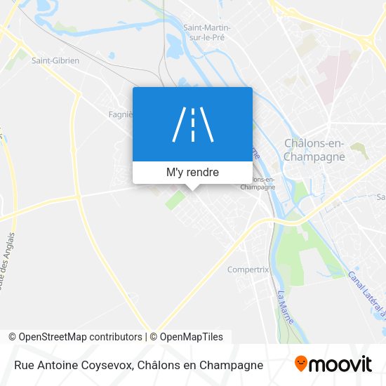 Rue Antoine Coysevox plan