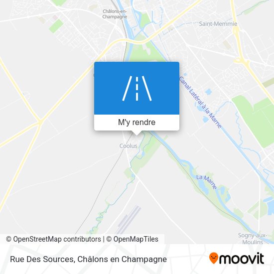 Rue Des Sources plan