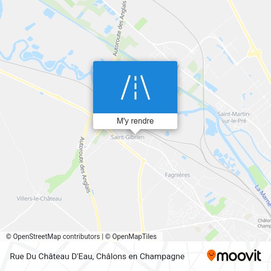 Rue Du Château D'Eau plan