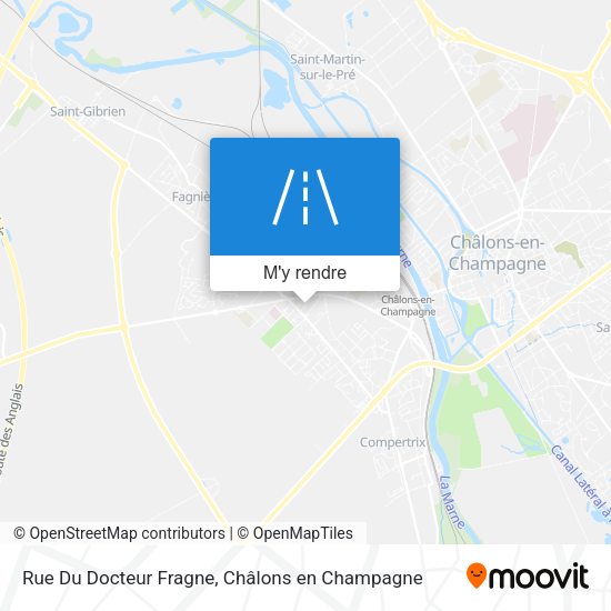 Rue Du Docteur Fragne plan