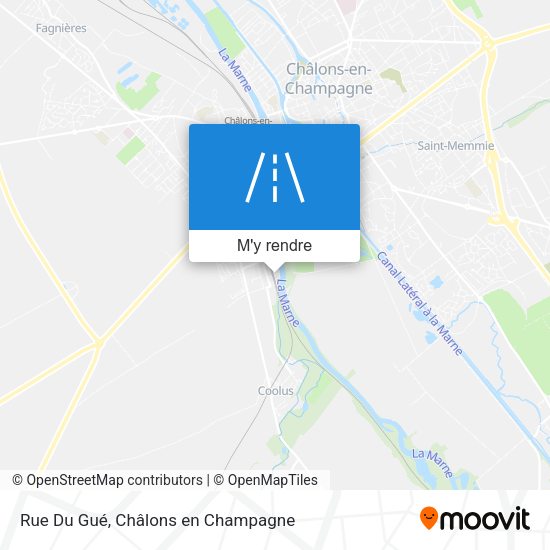 Rue Du Gué plan